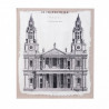 Quadro "Architettura classica St. Paul" 60x70x2.50 cm - Blanc Mariclo
